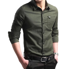 Load image into Gallery viewer, men New Thin Breathable Military Men Shirts
