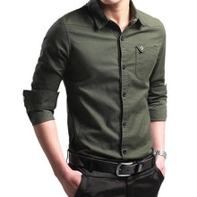 Load image into Gallery viewer, men New Thin Breathable Military Men Shirts

