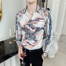 Load image into Gallery viewer, Spring Flower Shirt Mens
