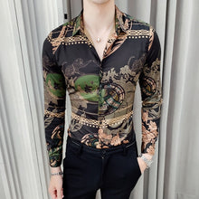 Load image into Gallery viewer, Spring Flower Shirt Mens
